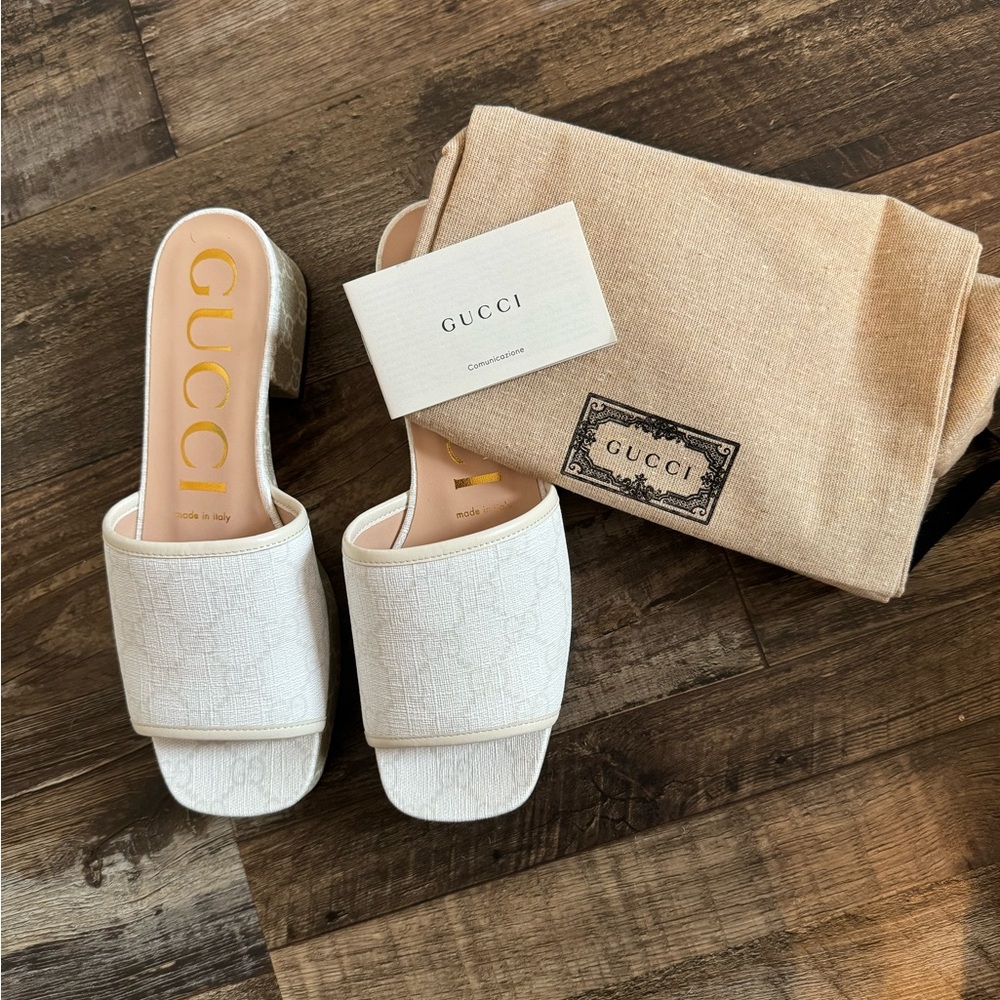 Brand new!!! Still in the box Gucci sandals!